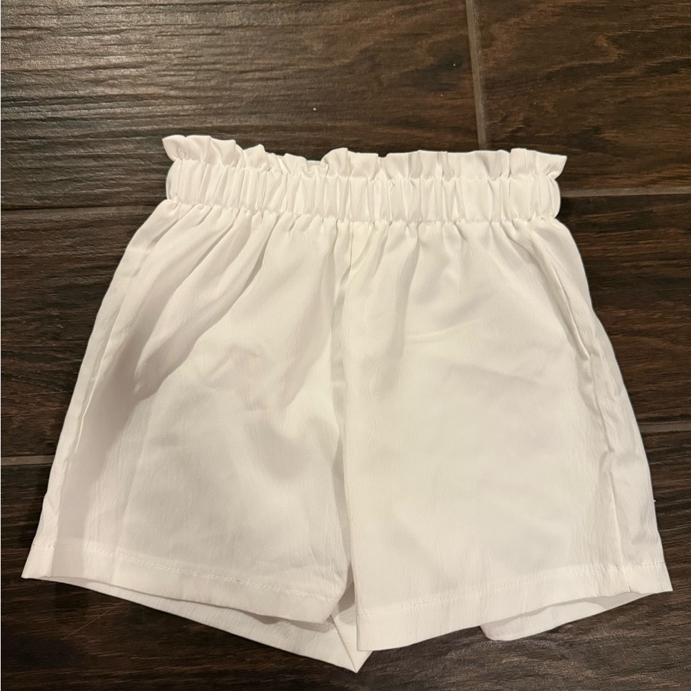 🪼 NIP girls white high waisted shorts